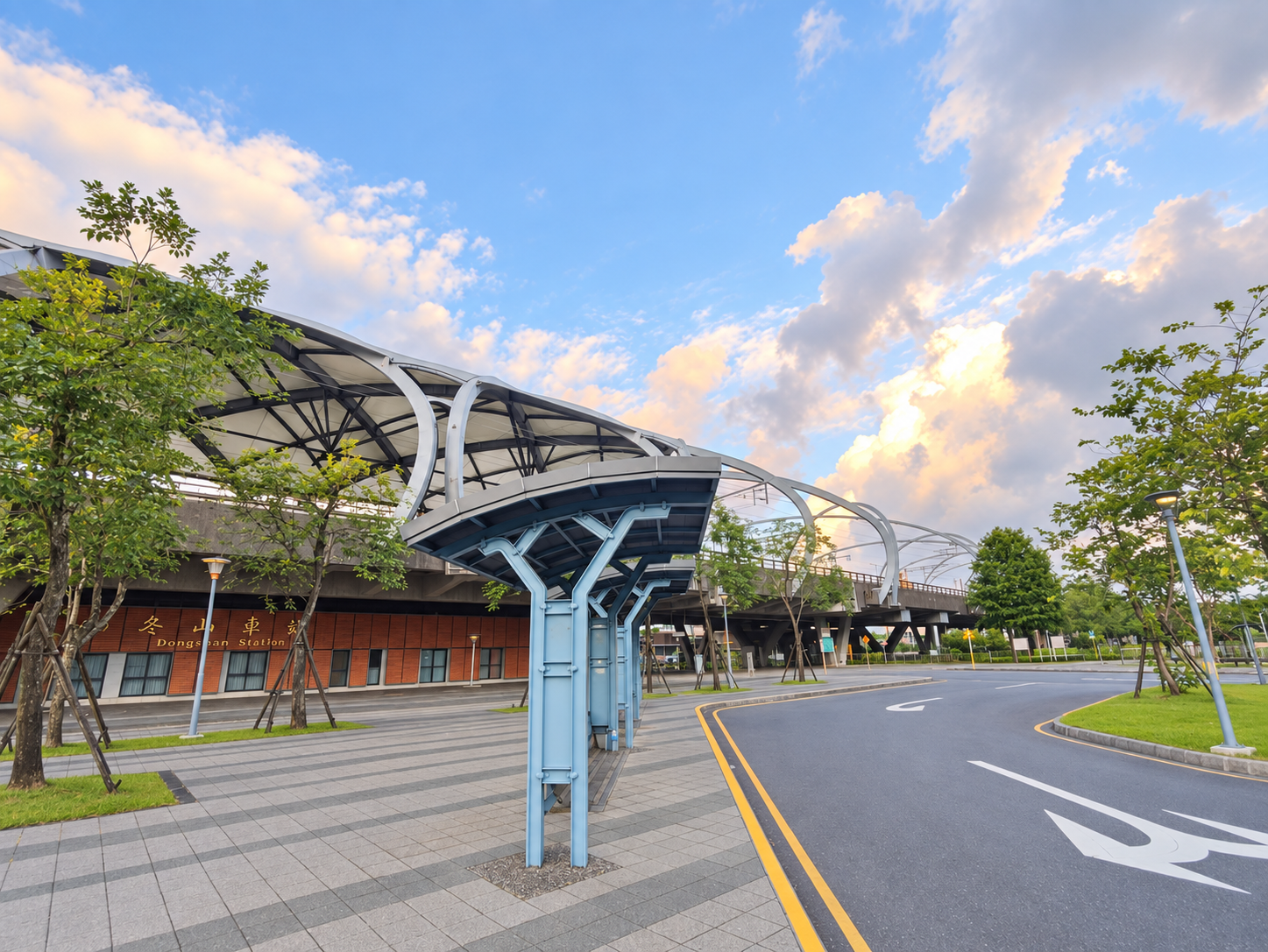 冬山火車站導覽情境圖